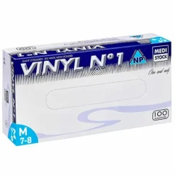 GANTS VINYLES NON POUDRÉS - Boite de 100