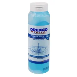 GEL DE CONTACT BOUCHON PLAT HYDROSOLUBLE BLEU - flacon de 250 ml