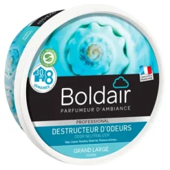 GEL DÉSTRUCTEUR D'ODEUR BOLDAIR FRAÎCHEUR MARINE - pot de 300 g