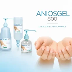 GEL HYDROALCOOLIQUE ANIOSGEL 800 DÉSINFECTION DES MAINS ANIOS - flacon de 500 ml