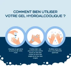 GEL HYDROALCOOLIQUE DÉSINFECTANT SANS PARFUM MEDICLINIC - flacon de 85 ml