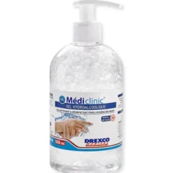 GEL HYDROALCOOLIQUE DÉSINFECTANT SANS RINÇAGE MEDICLINIC - flacon de 500 ml