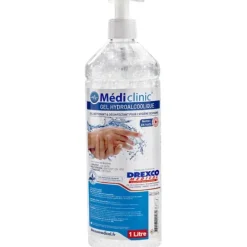 GEL HYDROALCOOLIQUE DÉSINFECTANT SANS PARFUM MEDICLINIC - flacon de 1 l