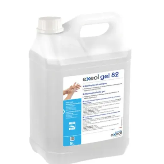 GEL HYDROALCOOLIQUE EXEOL GEL 82 – Bidon 5L