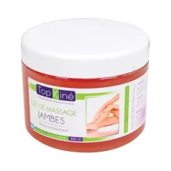 GEL JAMBES LOURDES EFFET FROID INTENSE TOP'KINE - pot de 500 ml