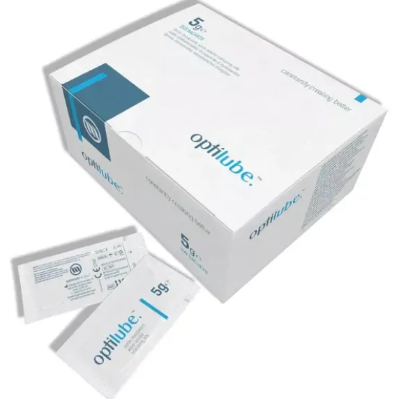 GEL LUBRIFIANT STÉRILE OPTILUBE HYDROSOLUBLE USAGE UNIQUE - boîte de 48 tubes de 5 g