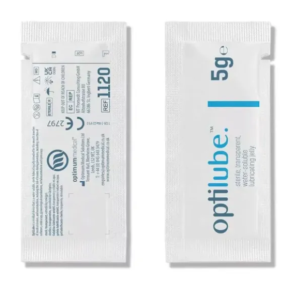 GEL LUBRIFIANT STÉRILE OPTILUBE HYDROSOLUBLE USAGE UNIQUE - boîte de 48 tubes de 5 g