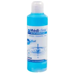 GEL ULTRASON MEDI'GEL BLEU SANS MICROBULLES MEDICLINIC - flacon de 250 ml