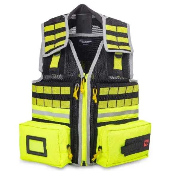 GILET D'INTERVENTION MÉDICAL HAUTE VISIBILITÉ ELITE BAGS - jaune