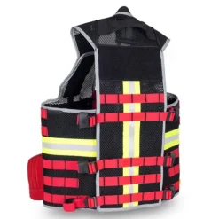 GILET D'INTERVENTION MÉDICAL HAUTE VISIBILITÉ ELITE BAGS - rouge
