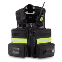 GILET D'INTERVENTION MÉDICAL NOIR MULTI-POCHES ELITE BAGS - noir