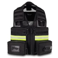 GILET D'INTERVENTION MÉDICAL NOIR MULTI-POCHES ELITE BAGS - noir