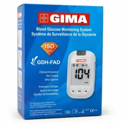 GLUCOMÈTRE KIT COMPLET MG/DL BLUETOOTH GIMA - kit complet