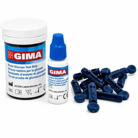 GLUCOMÈTRE KIT COMPLET MG/DL BLUETOOTH GIMA - kit complet
