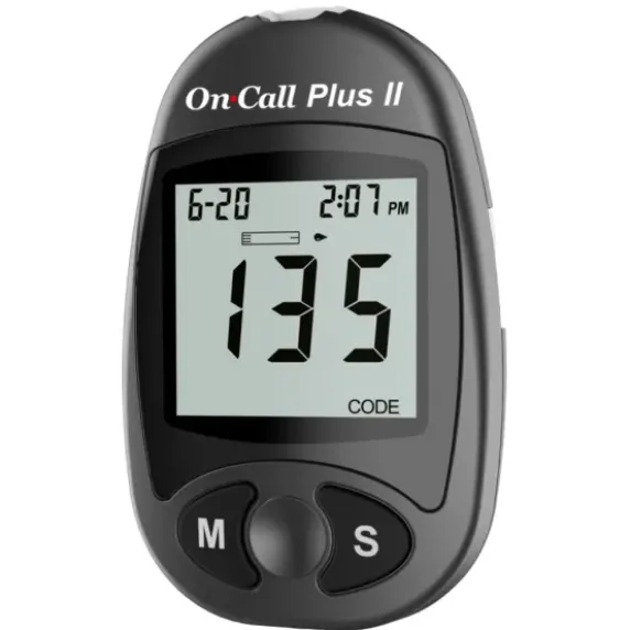 GLUCOMÈTRE ON CALL PLUS II STARTER KIT COMPLET - kit complet