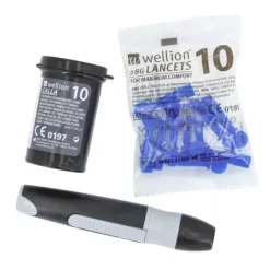 GLUCOMÈTRE WELLION CALLA LIGHT BGM COMPLET WELLION - kit complet