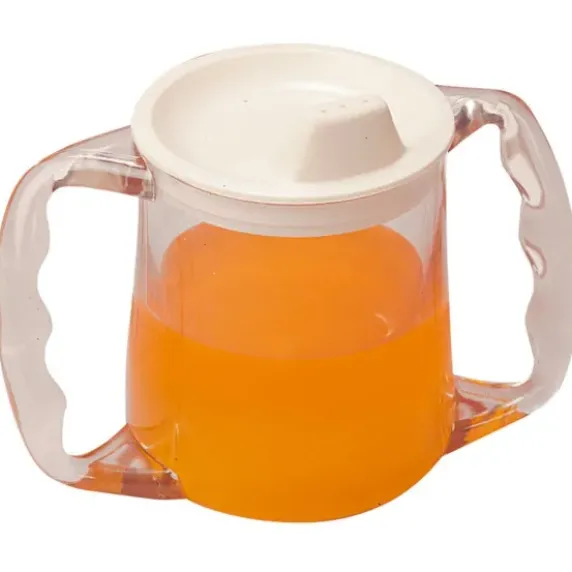 GOBELET 2 ANSES COUVERCLE PIPETTE PRISE STABLE COLSON - 300 ml