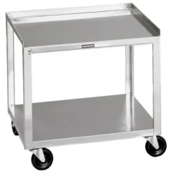 GUERIDON INOX MB 2 PLATEAUX MOBILE CHATTANOOGA - 2 plateaux
