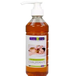 HUILE CHAUFFANTE TOP'KINE POLYVALENTE FLACON POMPE TOP'KINE - 500 ml
