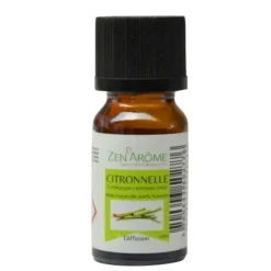 HUILE ESSENTIELLE CITRONNELLE PURE NATURELLE - flacon de 10 ml