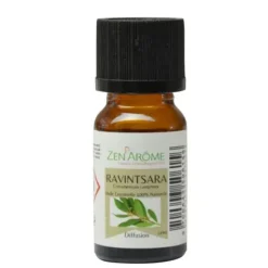 HUILE ESSENTIELLE RAVINTSARA 100% PURE ET NATURELLE - flacon de 10 ml