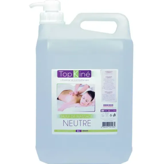 HUILE NEUTRE TOP'KINE GLISSE RÉGULIÈRE TOP'KINE - bidon de 5 l