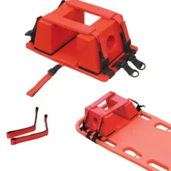 IMMOBILISATEUR DE TÊTE POUR CIVIÈRE ET PLAN DUR HOLTEX - rouge