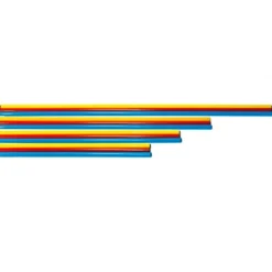 JALONS BÂTONS DE GYMNASTIQUE PLASTIQUE 25 MM - 80, 100 ou 120 cm