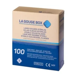 LAMES DE GOUGES STÉRILE LA GOUGE BOX ACIER INOXYDABLE - boîte de 100