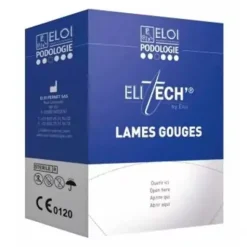 LAMES DE GOUGE STÉRILE ELOI TRANCHANT MICROMÉTRIQUE - boîte distributrice de 500