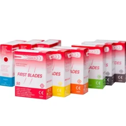 LAMES DE GOUGE STÉRILES FIRST BLADE HAUTE PRÉCISION INOX - boîte de 50