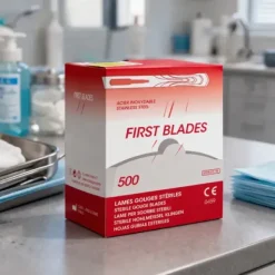 LAMES DE GOUGE STÉRILES FIRST BLADE HAUTE PRÉCISION INOX - boîte de 500