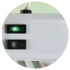 LAMPE BASIQUE INFRAROUGE THERMOQUARTZ 400 W VERRE ET QUARTZ - pied roulant