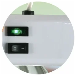 LAMPE BASIQUE INFRAROUGE THERMOQUARTZ 400 W VERRE ET QUARTZ - pied roulant
