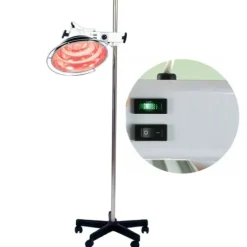LAMPE BASIQUE INFRAROUGE THERMOQUARTZ 400 W VERRE ET QUARTZ - pied roulant