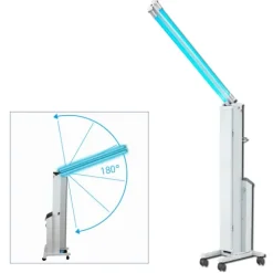 LAMPE DE STÉRILISATION U.V.C + OZONE - MOBILE