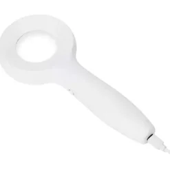 LAMPE DE WOOD AVEC LOUPE À MAIN LED GROSSISSEMENT 4,5X - à main
