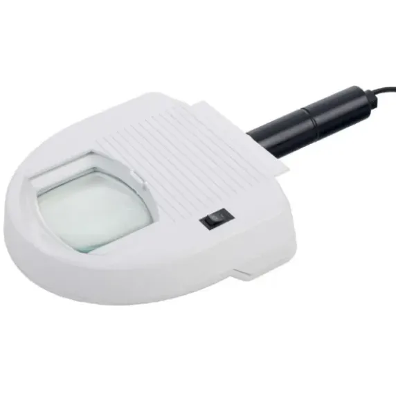 LAMPE DE WOOD VISTA AVEC LOUPE À MAIN VERRE ET QUARTZ