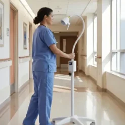 LAMPE D’EXAMEN LED 3W AVEC VARIATEUR MEDICLINIC PIEDS À ROULETTES - pied à roulettes