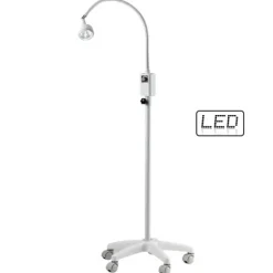 LAMPE D’EXAMEN LED 6W AVEC VARIATEUR MEDICLINIC SUR PIED MOBILE - pieds à roulettes