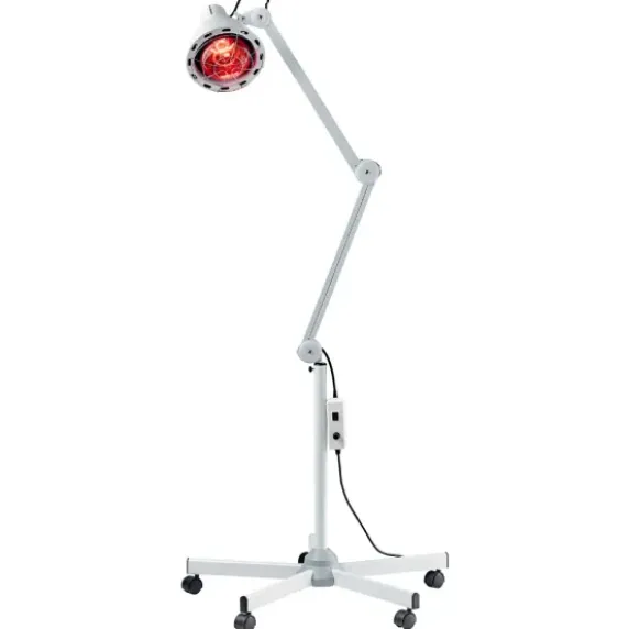 LAMPE INFRAROUGE 275 W VARIATEUR ÉLECTRONIQUE MEDICLINIC - sur pied à roulettes