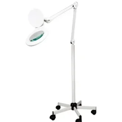 LAMPE LOUPE RONDE LED VERA 2 AVEC PIED ROULANT LID - 4 w