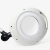LAMPE LOUPE RONDE LED 12W GROSSISSEMENT X5 - PIED METAL- MÉDI’CLINIC
