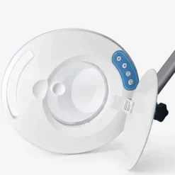 LAMPE LOUPE RONDE LED 12W GROSSISSEMENT X5 - PIED METAL- MÉDI’CLINIC
