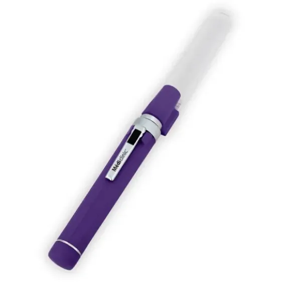 LAMPE PORTE ABAISSE LANGUE COLOR LED VIOLET MEDICLINIC - violet