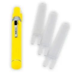 LAMPE PORTE ABAISSE LANGUE COLOR LED JAUNE MEDICLINIC - jaune