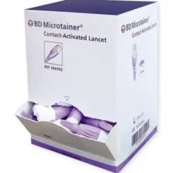 LANCETTES MICROTAINER CONTACT 30G AUTO-RÉTRACTABLES BD - boîte de 200