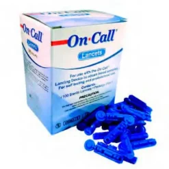 LANCETTES STÉRILES AUTOPIQUEUR ON CALL 30 G USAGE UNIQUE - lot de 100