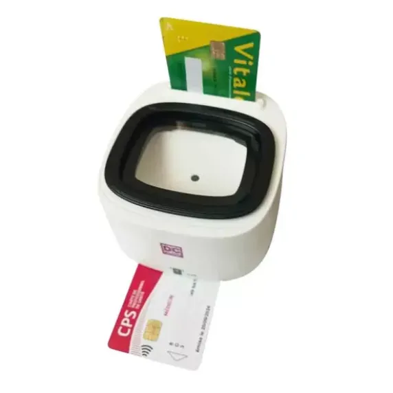 LECTEUR CARTE VITALE DC 300 PRO 4-EN-1 BI-FENTE QR NFC CPS - version pc ou mac