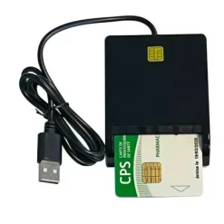 LECTEUR DE CARTE VITALE CPS DCR 1 MONOFENTE QR CODE NFC PC/SC - usb